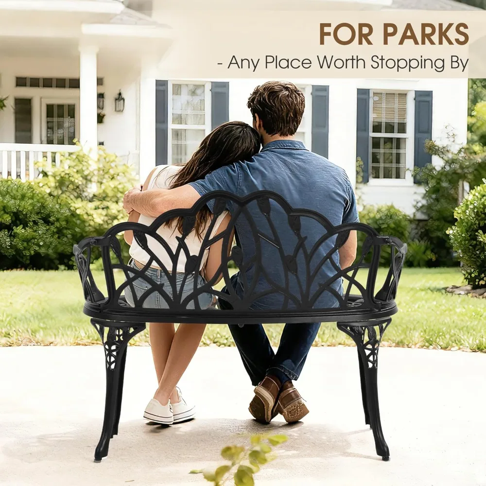 Outdoor Bench, Cast Aluminum Double Seating with Backrest and Armrests, Mental Outdoor Furniture, Customized
Outdoor Bench, Cast Aluminum Double Seating with Backrest and Armrests, Mental Outdoor Furniture, Customized