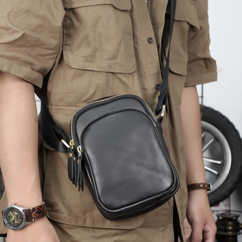 Genuine Leather Men's Shoulder Bag Large Capacity Messenger Sling Bags Casual Small Mini Male Crossbody Bags Handbag
Genuine Leather Men's Shoulder Bag Large Capacity Messenger Sling Bags Casual Small Mini Male Crossbody Bags Handbag
