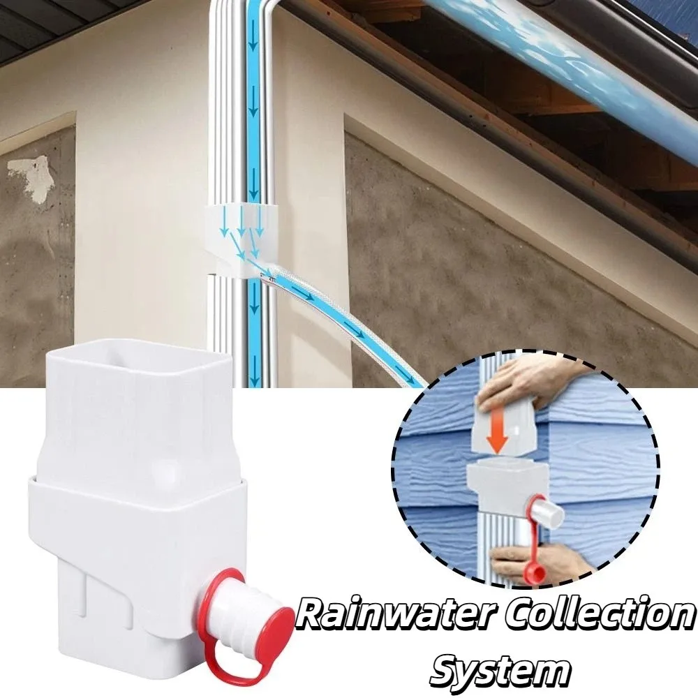 Easy Install Rainwater Collection System Two Water Outlets 5FT Hose Downspout Diverter System Adjustable Filtration Valve
Easy Install Rainwater Collection System Two Water Outlets 5FT Hose Downspout Diverter System Adjustable Filtration Valve
