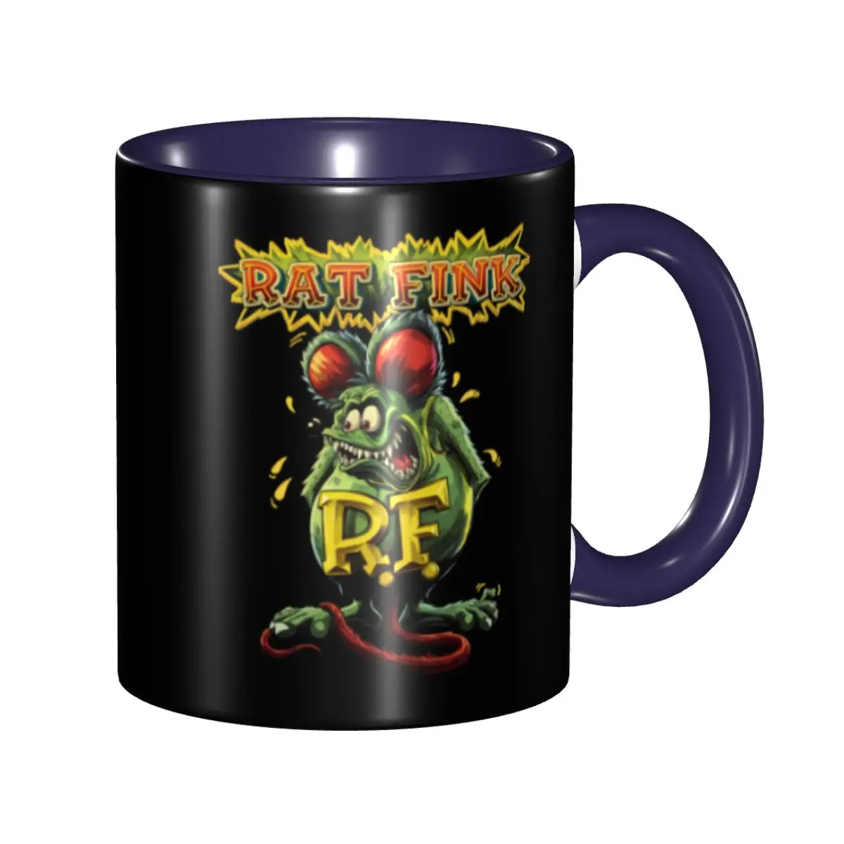 DIY Funny Rat Fink Animation Anime Cartoon Ceramic Mugs Custom Coffee Cup Creative Gift
DIY Funny Rat Fink Animation Anime Cartoon Ceramic Mugs Custom Coffee Cup Creative Gift