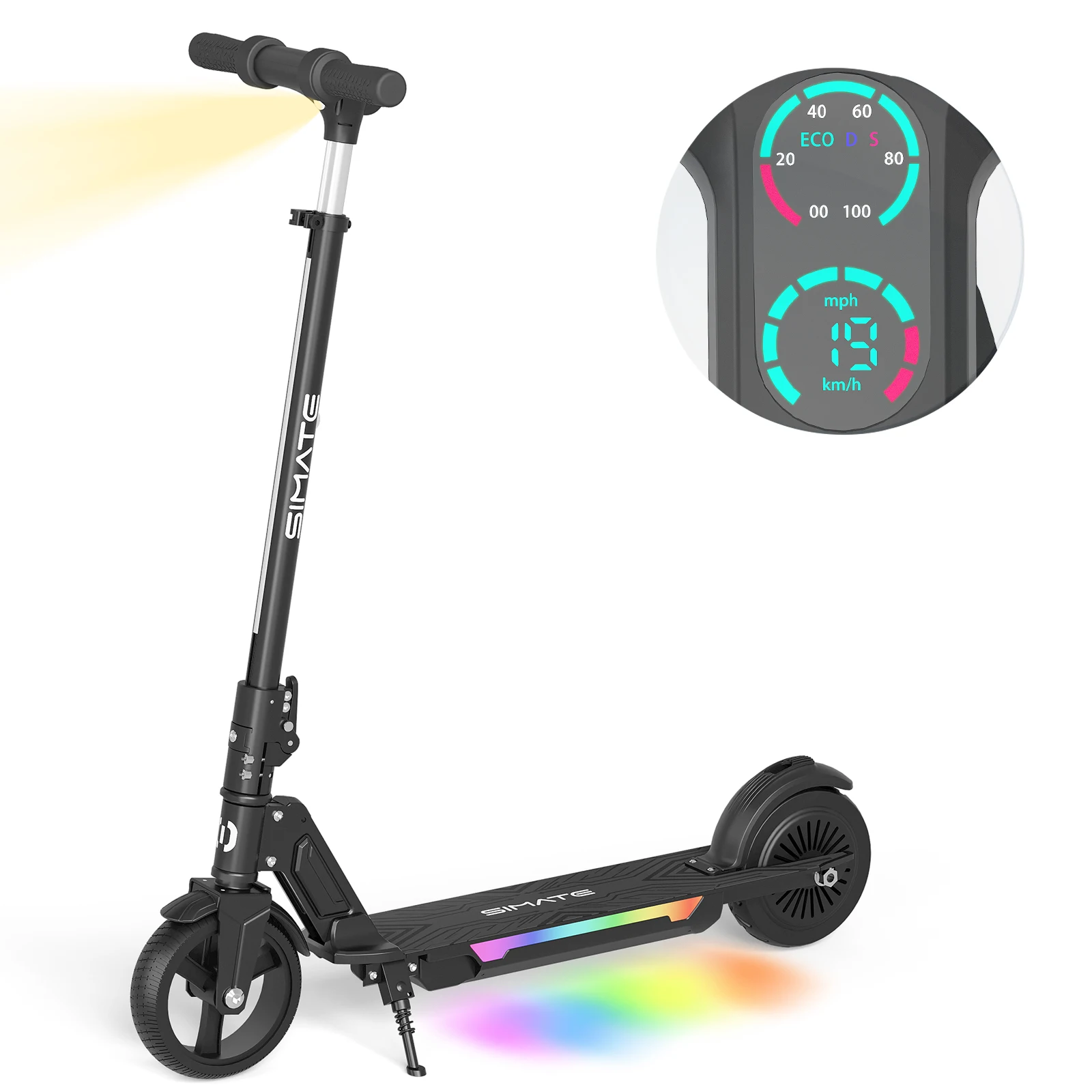 SIMATE 250W Electric Scooter For Adults 12MPH 10 Mile Range 7.5" Tubeless Tires Scooter
SIMATE 250W Electric Scooter For Adults 12MPH 10 Mile Range 7.5" Tubeless Tires Scooter