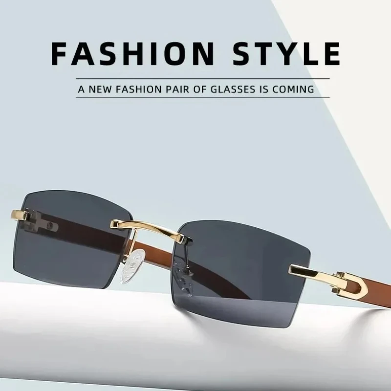 Sunglasses Men Women Sun Glasses Wood Frames Rimless Black Eyeglasses Fashion Eyewear Gafas De Sol
Sunglasses Men Women Sun Glasses Wood Frames Rimless Black Eyeglasses Fashion Eyewear Gafas De Sol