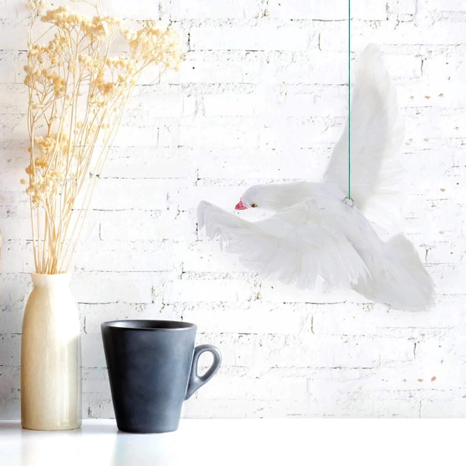 Dove Hanging Decoration Fake Pigeons Ceramic Sculptures Ornaments Decorative Bird White Envelop
Dove Hanging Decoration Fake Pigeons Ceramic Sculptures Ornaments Decorative Bird White Envelop