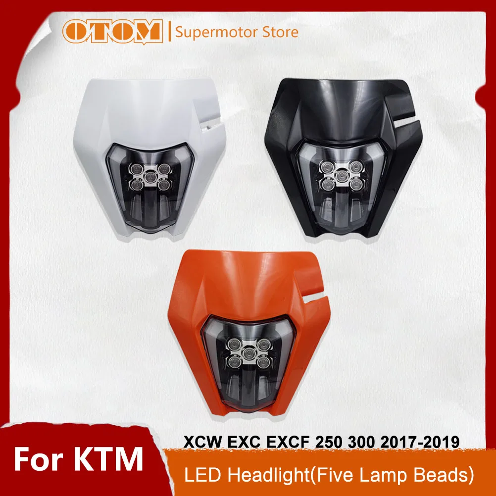Motorcycle Accessories LED Headlight Assembly Five Lamp Beads Light Strips For KTM XCW EXC EXCF 250 300 350 450 2017-2019 Bikes
Motorcycle Accessories LED Headlight Assembly Five Lamp Beads Light Strips For KTM XCW EXC EXCF 250 300 350 450 2017-2019 Bikes