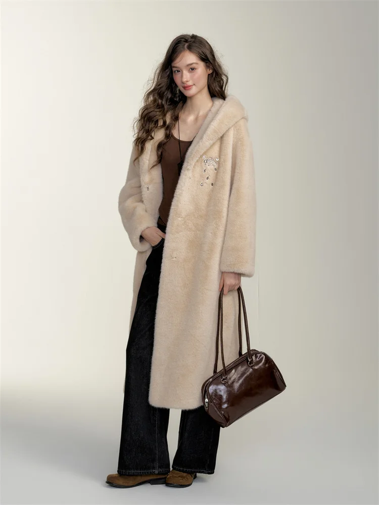 Chill Zoe Long Hooded Jacket Women's Outerwear Spring Winter High-End Feelings Winter Women's Thickened Korean Style Commute
Chill Zoe Long Hooded Jacket Women's Outerwear Spring Winter High-End Feelings Winter Women's Thickened Korean Style Commute