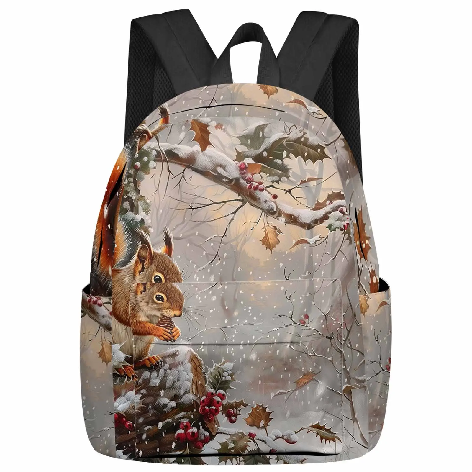 Christmas Winter Squirrels Large Capacity Backpack Men Laptop Bags High School Teen College Girl Student Mochila
Christmas Winter Squirrels Large Capacity Backpack Men Laptop Bags High School Teen College Girl Student Mochila