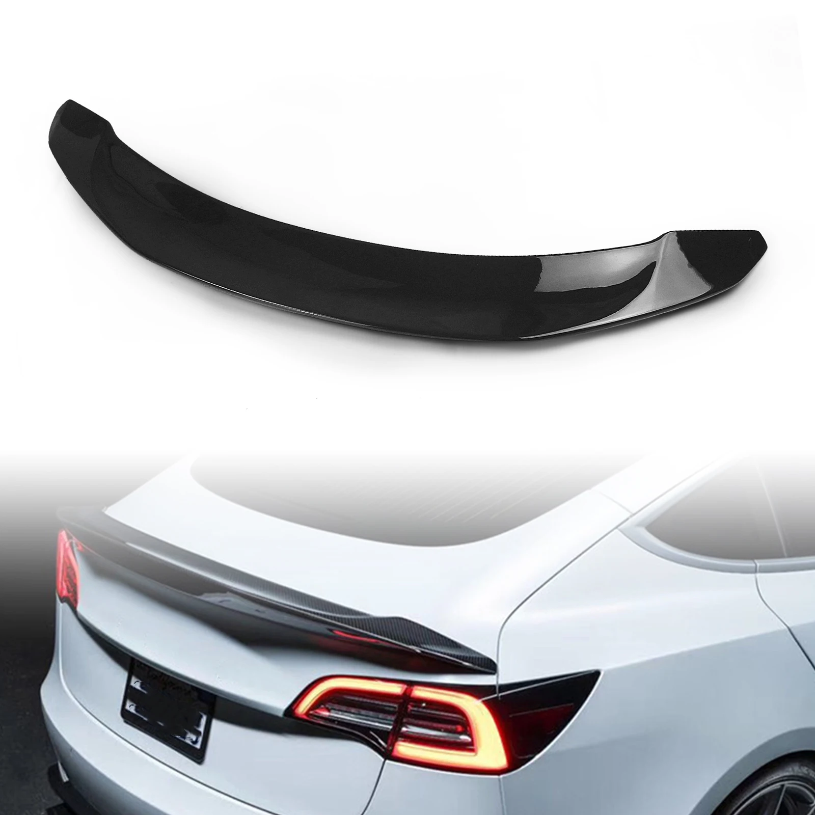 Car Rear Trunk Spoiler Wing Tailgate Lid Upper Splitter Flap Splitter Decklid Gloss Black For Tesla Model 3 2017-2023
Car Rear Trunk Spoiler Wing Tailgate Lid Upper Splitter Flap Splitter Decklid Gloss Black For Tesla Model 3 2017-2023