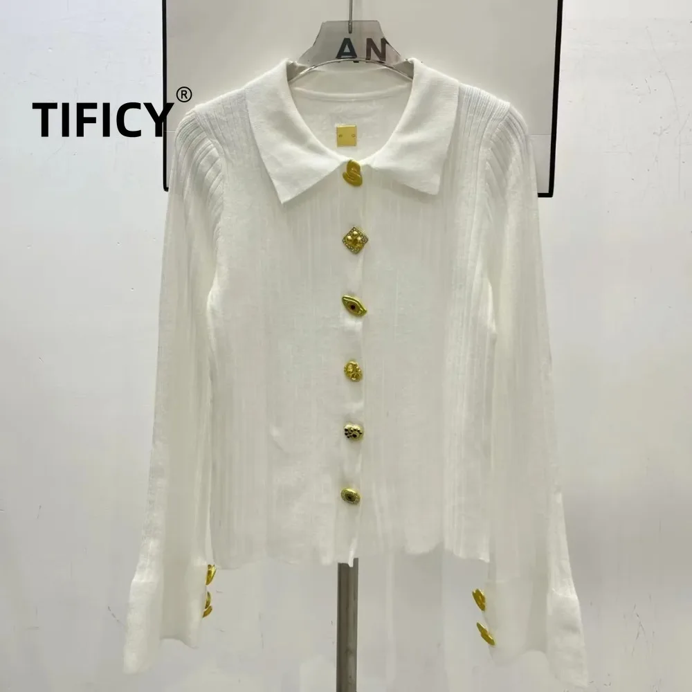 High Street Autumn/Winter New Type Irregular Buckle Knitted Cardigan Women's Slimming Sweater Coat Strap Cardigan Top
High Street Autumn/Winter New Type Irregular Buckle Knitted Cardigan Women's Slimming Sweater Coat Strap Cardigan Top