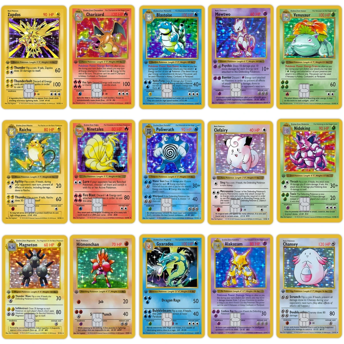 Креативные аниме-наклейки 1996 года, 1-е издание: Чаризард, Бластоиз, Бульбазавр, Сквиртл — мультяшные стикеры для декора банковских карт (дебетовых, кредитных, VISA)
Креативные аниме-наклейки 1996 года, 1-е издание: Чаризард, Бластоиз, Бульбазавр, Сквиртл — мультяшные стикеры для декора банковских карт (дебетовых, кредитных, VISA)