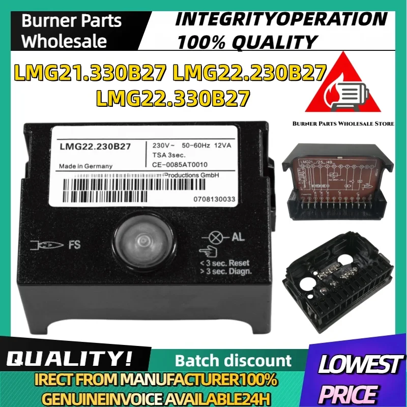 New Original Genuine LME41.054C2 LME44.056C Burner Program Controller Industrial Combustion Heating Equipment Replacement Spare
New Original Genuine LME41.054C2 LME44.056C Burner Program Controller Industrial Combustion Heating Equipment Replacement Spare