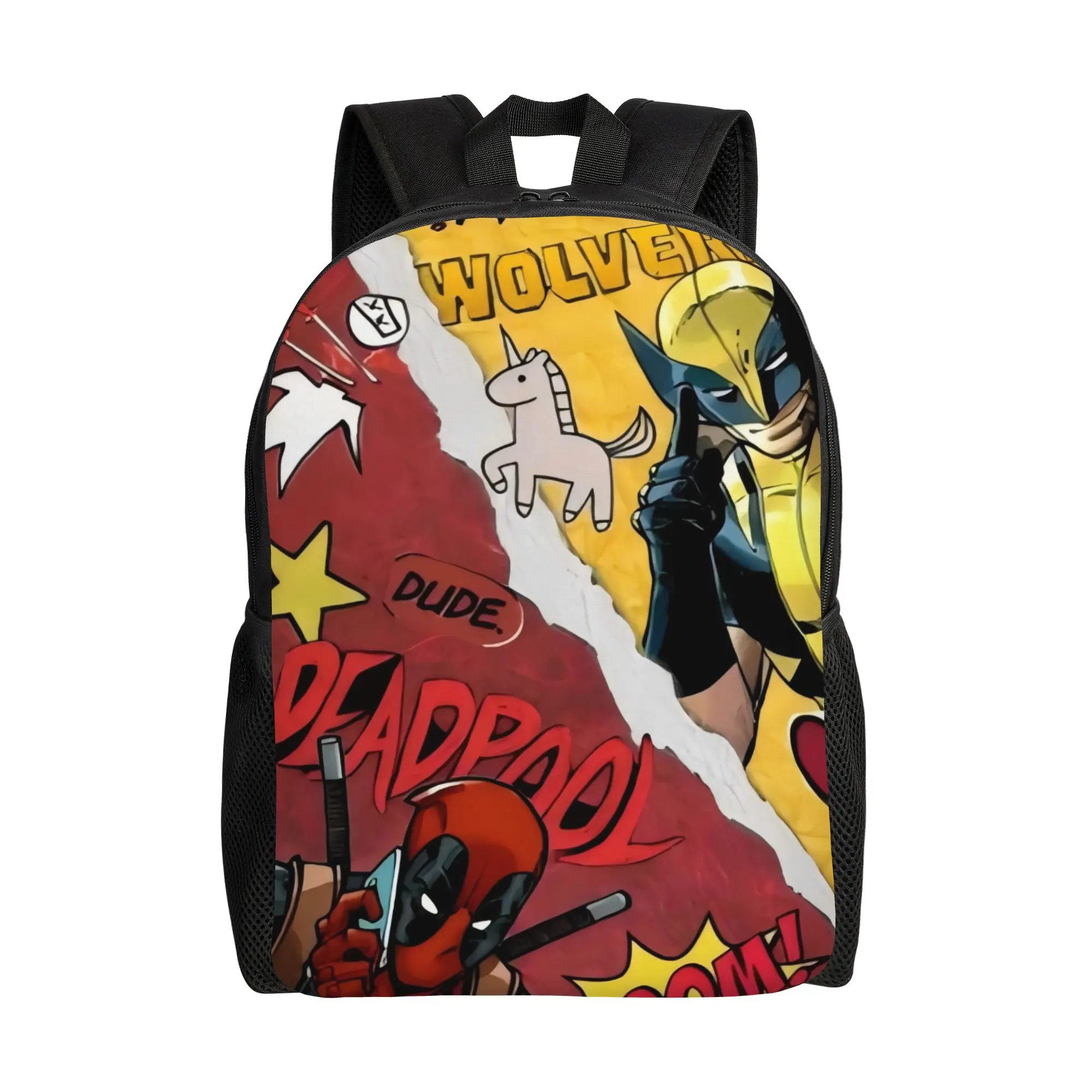 Marvel Bookbag Back to school season Deadpool Sturdy Shoulder Backpack
Marvel Bookbag Back to school season Deadpool Sturdy Shoulder Backpack