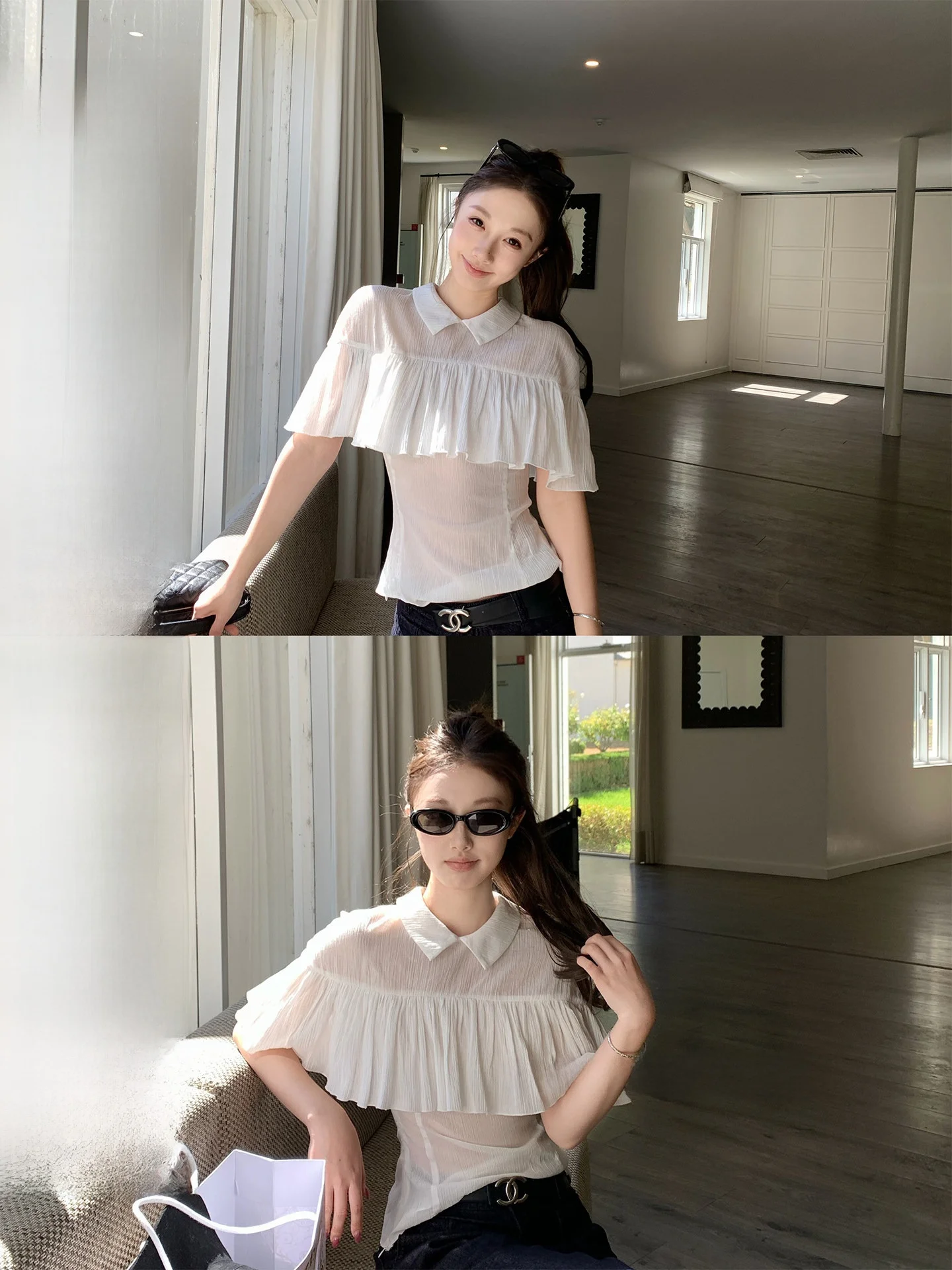 Pure Cotton Handmade Pleated Cowl Neck Lightweight Breathable Shirt for Women Casual Style Loose Fit Long Sleeve Spring Shirt
Pure Cotton Handmade Pleated Cowl Neck Lightweight Breathable Shirt for Women Casual Style Loose Fit Long Sleeve Spring Shirt