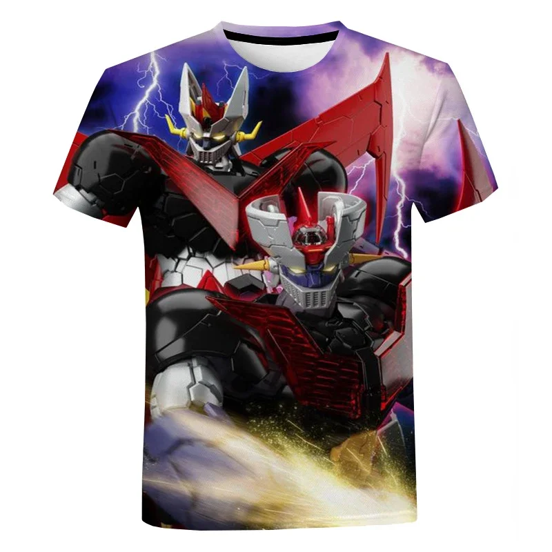 Summer Men's and Women's New Anime Mazinger Z 3D Printed T Shirt Harajuku Casual Tops Street Fashion Oversized T Shirt
Summer Men's and Women's New Anime Mazinger Z 3D Printed T Shirt Harajuku Casual Tops Street Fashion Oversized T Shirt