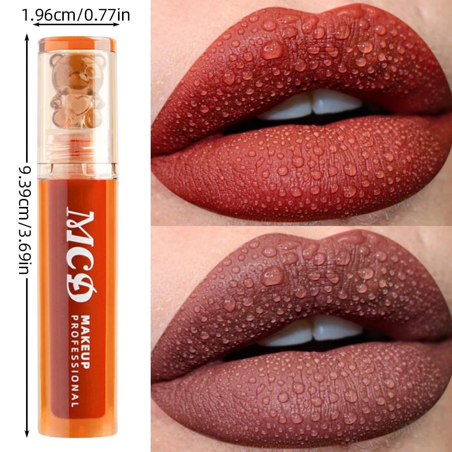 19 Color Lip gloss Nude Waterproof Liquid Lipstick Cosmetic Sexy Velvet Matte Lip Glaze Beauty Red Lip tint Long lasting lips