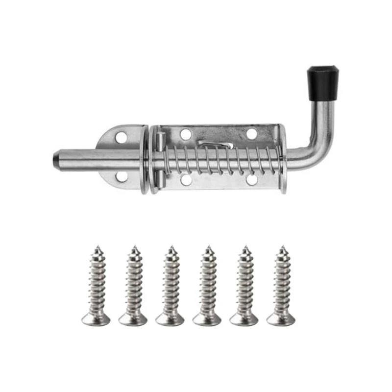 1/2pcs Spring Pin Latches Lock Pin Spring Bolt Latches Metal Lock Barrels Bolts Stainless Steel Door Lock Durable
1/2pcs Spring Pin Latches Lock Pin Spring Bolt Latches Metal Lock Barrels Bolts Stainless Steel Door Lock Durable