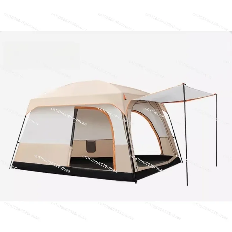 Outdoor camping marquee with two bedrooms and one living room, park camping equipment is portable, foldable, sun and rainproof
Outdoor camping marquee with two bedrooms and one living room, park camping equipment is portable, foldable, sun and rainproof