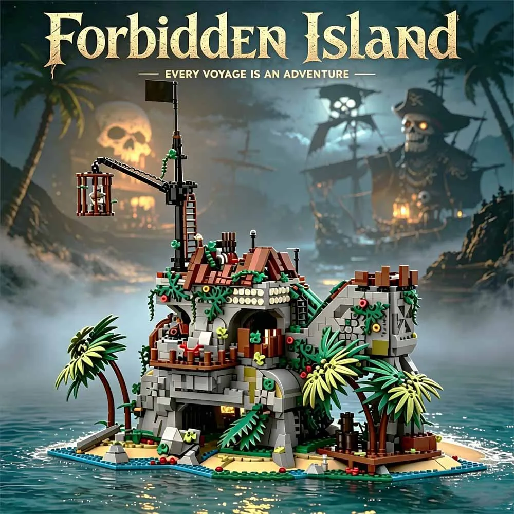 Pirates Bay Forbidden Island Model Moc Building Blocks Modular Street view Model Technology Toys Assembly Construction Adult
Pirates Bay Forbidden Island Model Moc Building Blocks Modular Street view Model Technology Toys Assembly Construction Adult