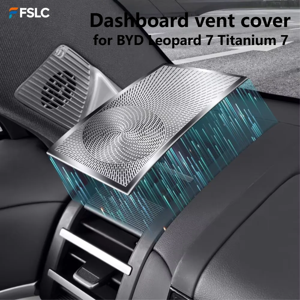 ⭐Genuine⭐ Stainless Steel Dashboard Air Vent Cover For BYD Leopard 7 Titanium 7 No-Drill Interior Upgrade Accessory
⭐Genuine⭐ Stainless Steel Dashboard Air Vent Cover For BYD Leopard 7 Titanium 7 No-Drill Interior Upgrade Accessory