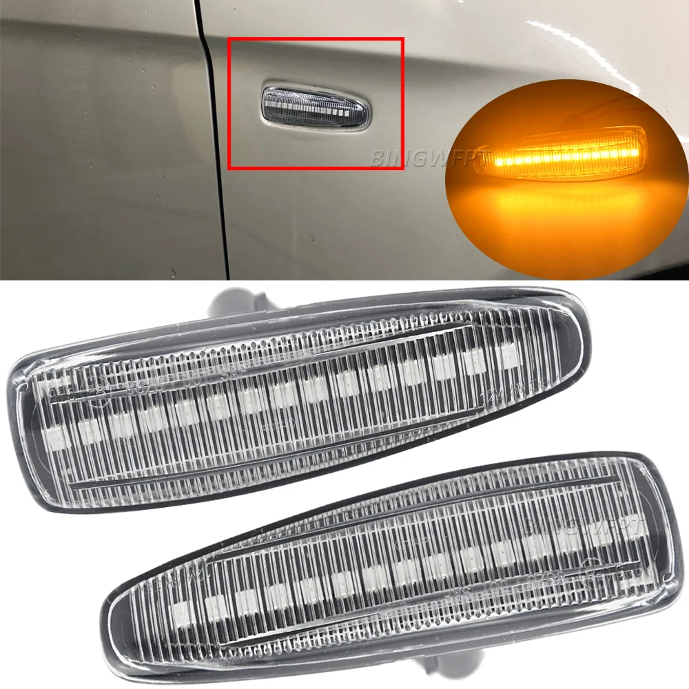 LED Dynamic Turn Signal Side Marker Sequential Light For Mitsubishi Lancer Evolution Evo X Outlander Sport RVR ASX Mirage 2014+
LED Dynamic Turn Signal Side Marker Sequential Light For Mitsubishi Lancer Evolution Evo X Outlander Sport RVR ASX Mirage 2014+