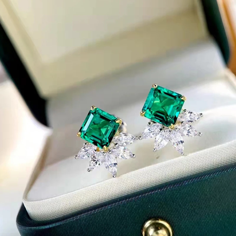 Anziw 1.5ct Asscher Cut Stud Earrings for Women 925 Silver Vintage Lab Grown Emerald Gemstone Earrings Jewelry Birthday Gifts
Anziw 1.5ct Asscher Cut Stud Earrings for Women 925 Silver Vintage Lab Grown Emerald Gemstone Earrings Jewelry Birthday Gifts