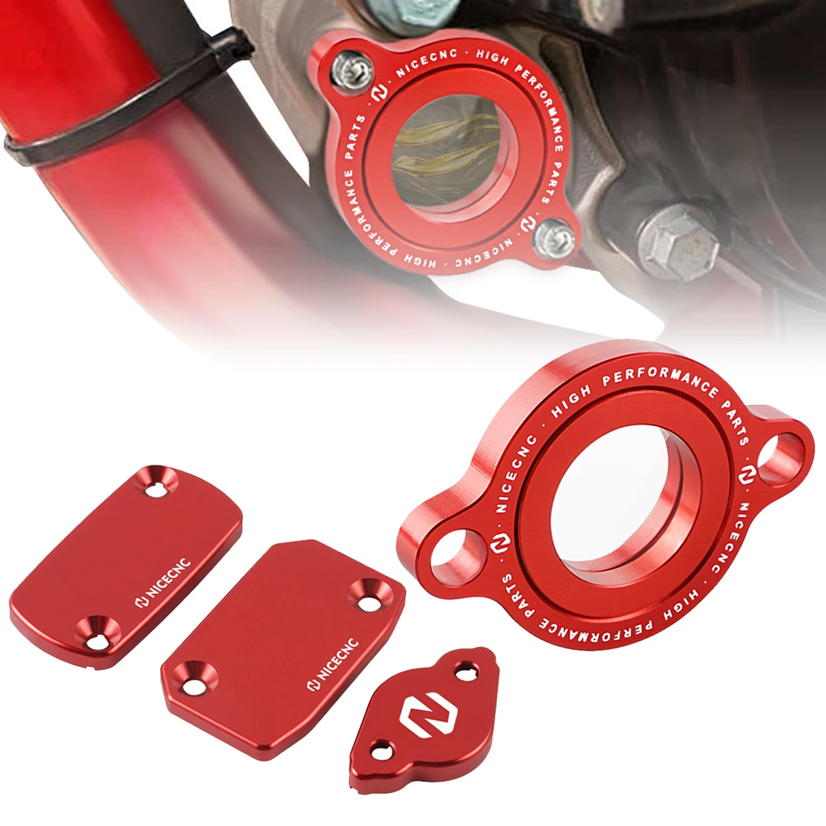 For Beta RR RR-S 350 390 430 480 4T 2015-2024 Motorcycle Brake Clutch Reservoir Cap Cover & Transparent Oil Filter Cover Guard
For Beta RR RR-S 350 390 430 480 4T 2015-2024 Motorcycle Brake Clutch Reservoir Cap Cover & Transparent Oil Filter Cover Guard