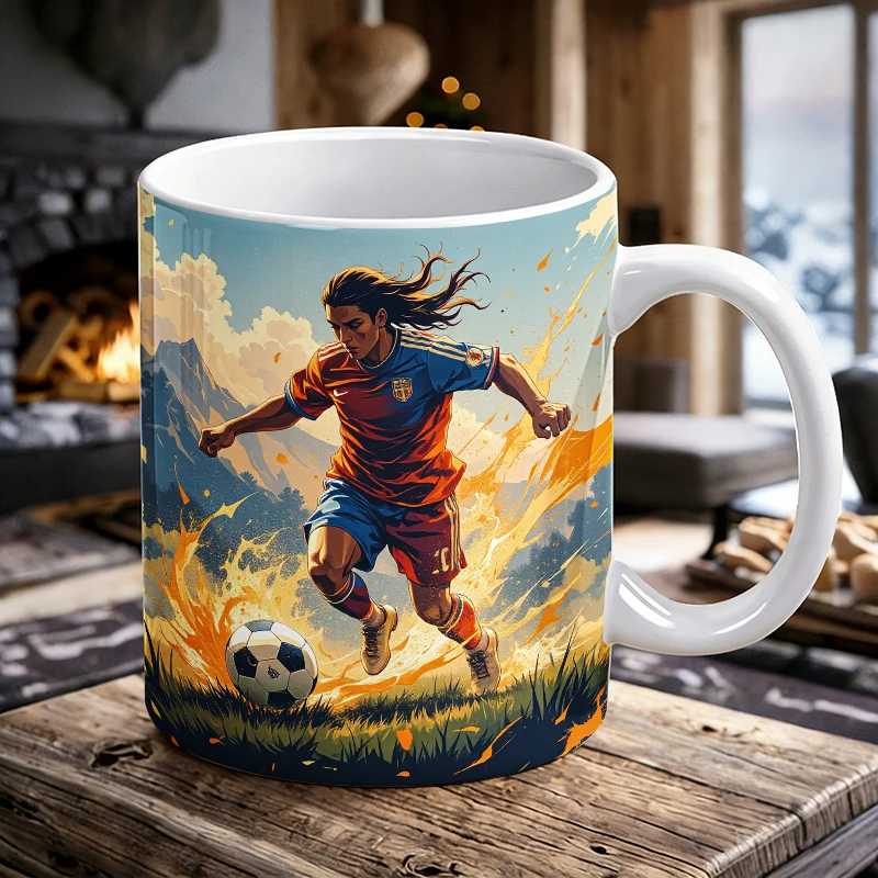 Soccer Player in Action Striking a Goal with Dynamic Motion Mug with a bottle opener function of 2026 Major Football Event
Soccer Player in Action Striking a Goal with Dynamic Motion Mug with a bottle opener function of 2026 Major Football Event