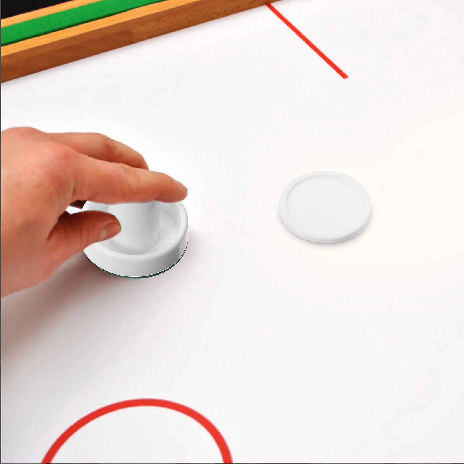 60mm Air Hockey Set 2 White 51mm Balls Table Supplies Replacement Parts Ice Hockey Paddles Sliders Gaming Accessories
60mm Air Hockey Set 2 White 51mm Balls Table Supplies Replacement Parts Ice Hockey Paddles Sliders Gaming Accessories
