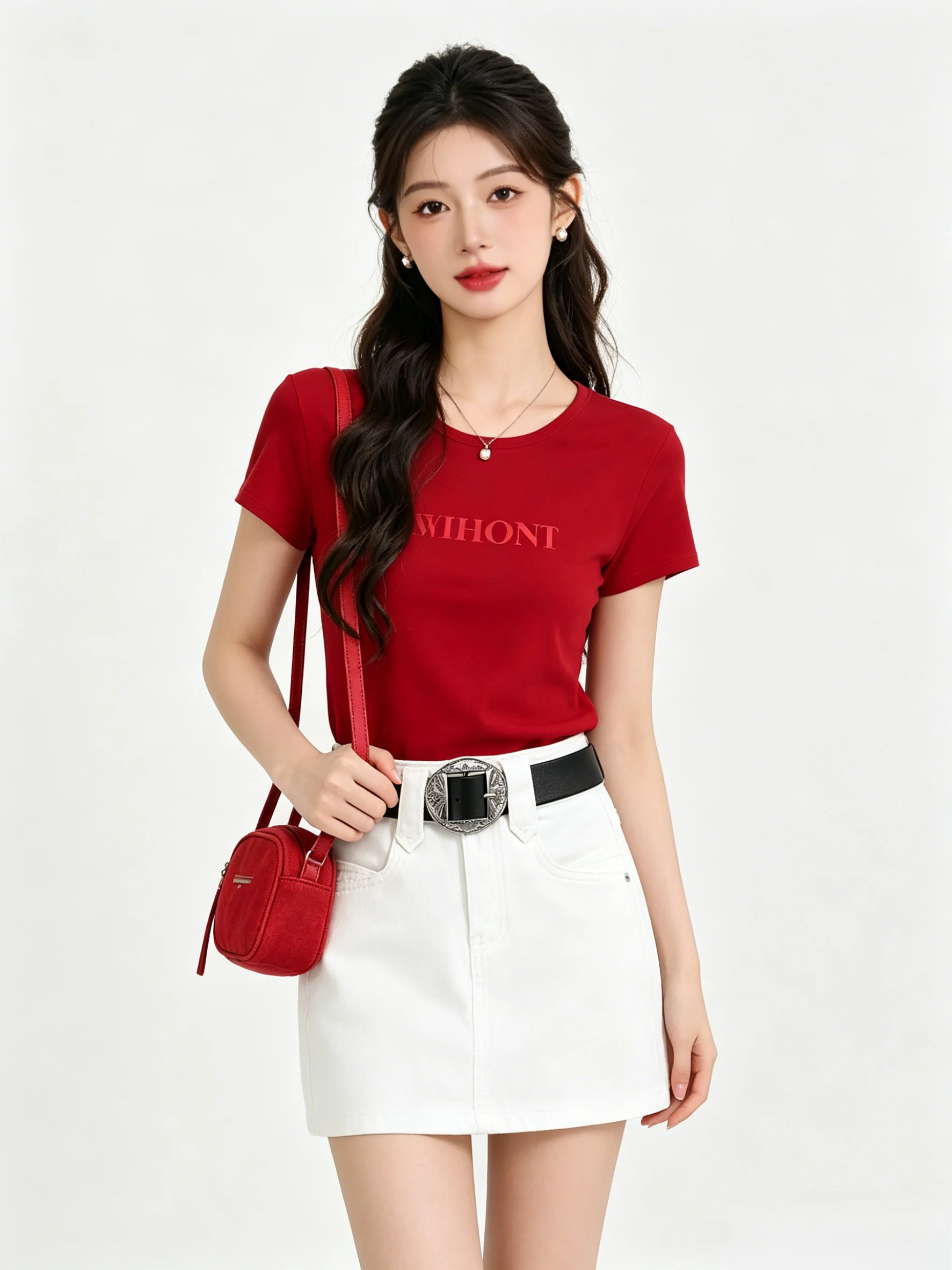 Elegant High Waist A-Line Jeans Multi-Functional Casual Slimming Summer Korean Style Wide Leg Pocket Detail Denim Skirt for W...
Elegant High Waist A-Line Jeans Multi-Functional Casual Slimming Summer Korean Style Wide Leg Pocket Detail Denim Skirt for W...