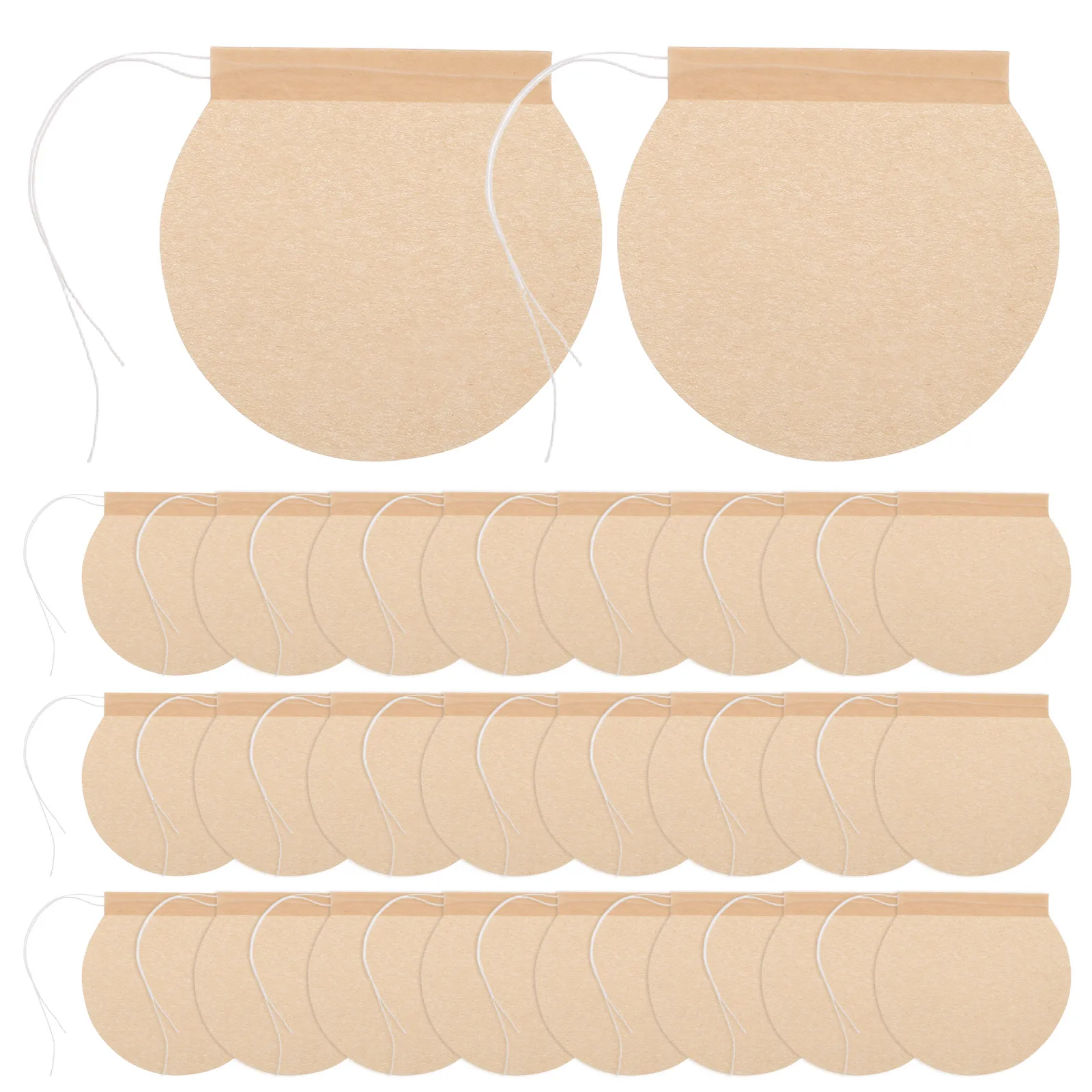 100pcs Filter Paper Disposable Tea Bags Round Infusers Empty Herbal Loose Leaf Coffee Drawstring Bags Versatile Kitchen Use
100pcs Filter Paper Disposable Tea Bags Round Infusers Empty Herbal Loose Leaf Coffee Drawstring Bags Versatile Kitchen Use