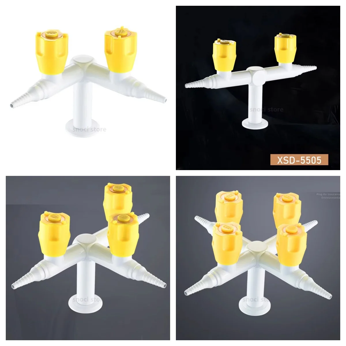 Lab Gas Tap Supply Faucet Pure Copper Double Port, Three Port, Four Port Vertical 90 Degree Right Angle Gas Supply Faucet
Lab Gas Tap Supply Faucet Pure Copper Double Port, Three Port, Four Port Vertical 90 Degree Right Angle Gas Supply Faucet