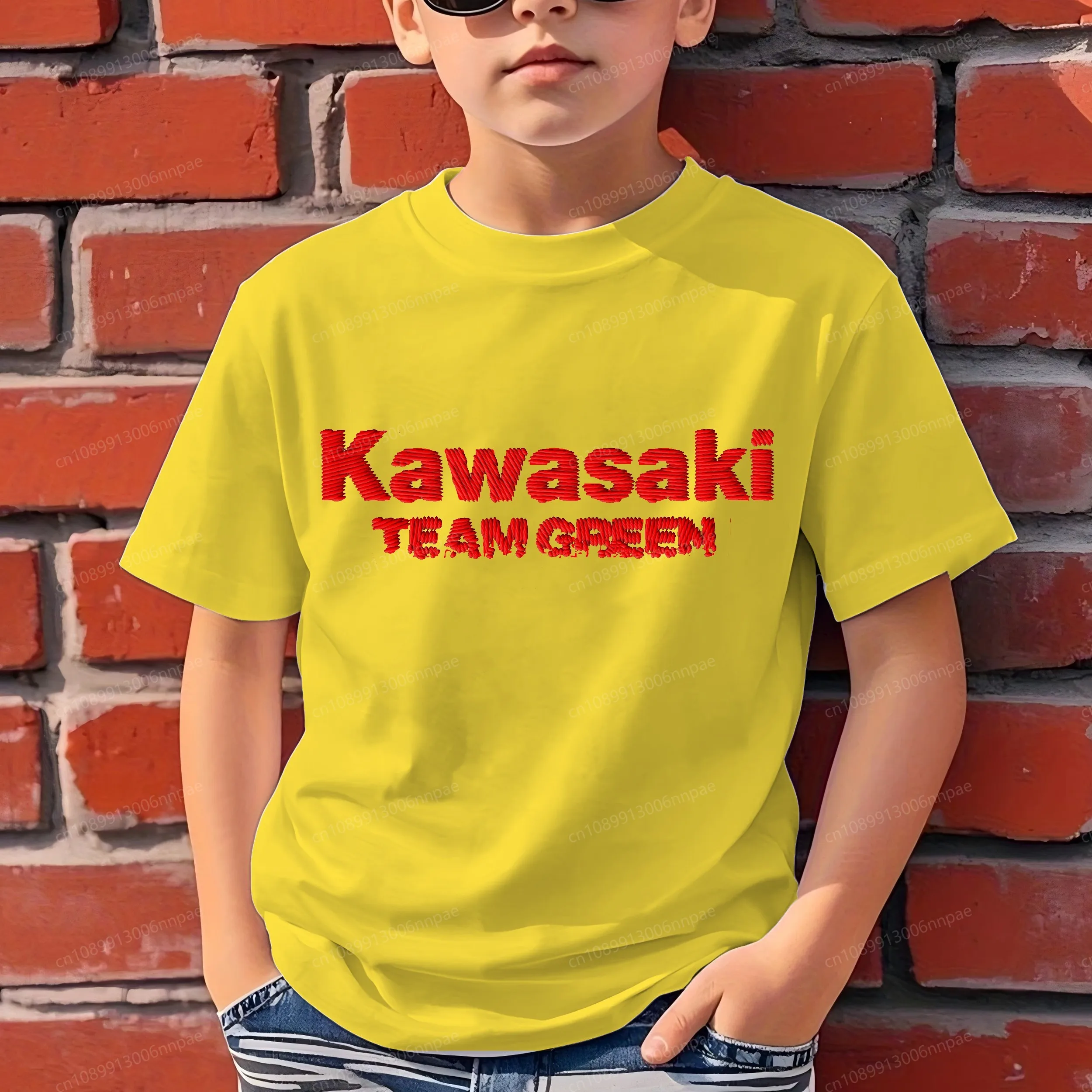 Children Summer Clothes Embroidery Kawasaki 3D Printing Pure Cotton Child T-shirts for Boys Clothing T-shirt Boy O-neck Top Top
Children Summer Clothes Embroidery Kawasaki 3D Printing Pure Cotton Child T-shirts for Boys Clothing T-shirt Boy O-neck Top Top