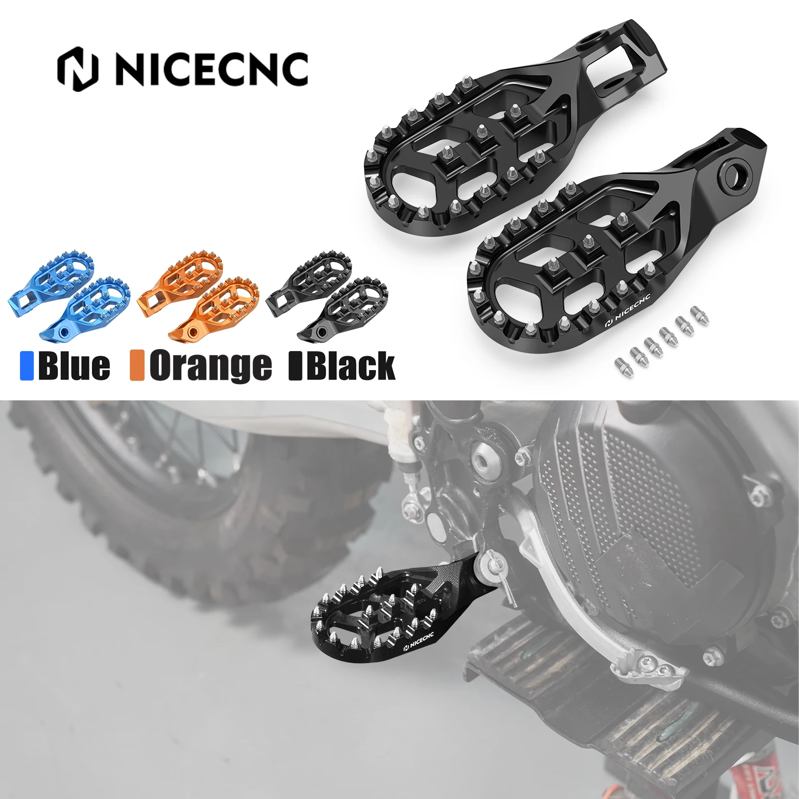 NICECNC For 2024 KTM EXC 300 SX 250 SXF 250 EXCF 350 XCW 500 For Husqvarna TE 300 FE 450 GasGas EC300 Forged Foot Pegs Footrests
NICECNC For 2024 KTM EXC 300 SX 250 SXF 250 EXCF 350 XCW 500 For Husqvarna TE 300 FE 450 GasGas EC300 Forged Foot Pegs Footrests