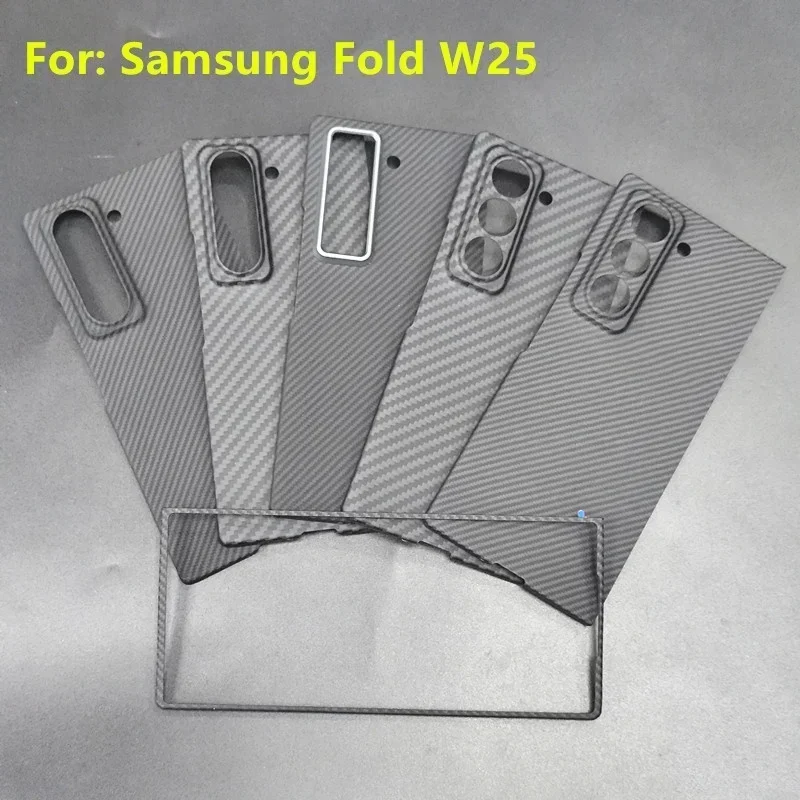 Чехол из арамидного волокна для Samsung Fold W25, ультратонкий чехол для телефона, металлический корпус из натуральной углеродной ткани для Fold W25
Чехол из арамидного волокна для Samsung Fold W25, ультратонкий чехол для телефона, металлический корпус из натуральной углеродной ткани для Fold W25