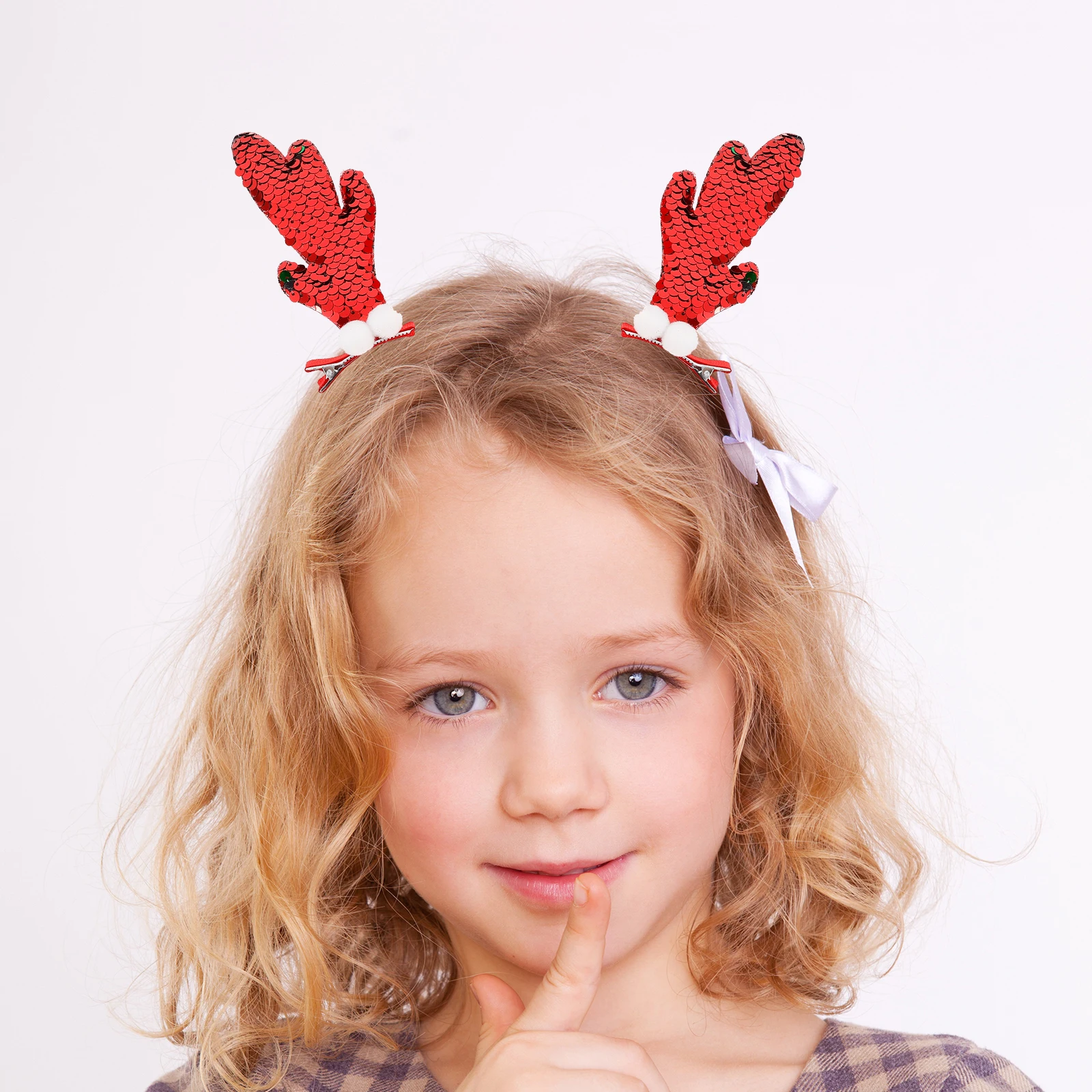 4Pairs Xmas Antler Hairpin Festive Tree Design Glitter Hair Clips for Christmas Party Costume Festival Look Decoration
4Pairs Xmas Antler Hairpin Festive Tree Design Glitter Hair Clips for Christmas Party Costume Festival Look Decoration