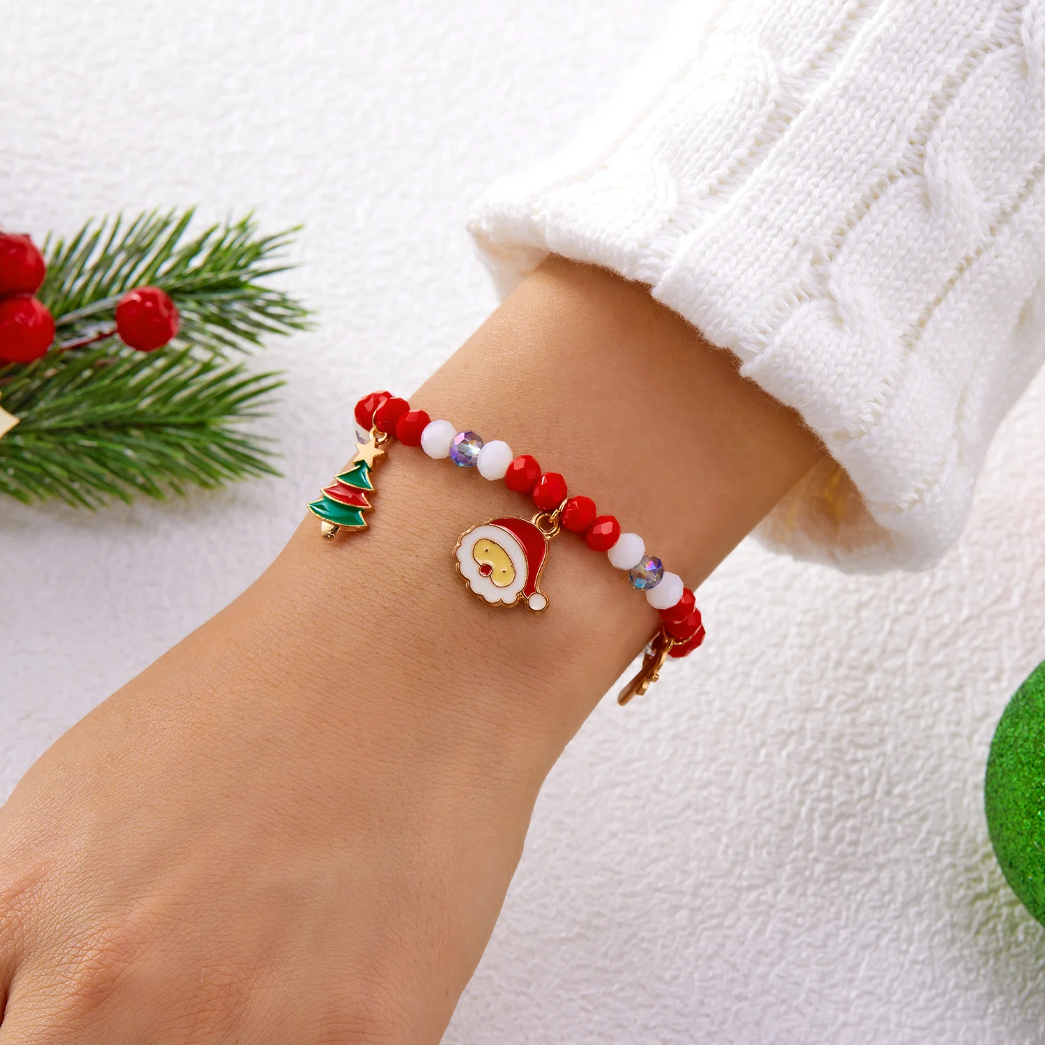 Christmas Santa Claus Letter Crystal Trendy Bracelet for Women Metal Daily Party Festival Simple Lovely Bangle Jewelry Gift
Christmas Santa Claus Letter Crystal Trendy Bracelet for Women Metal Daily Party Festival Simple Lovely Bangle Jewelry Gift