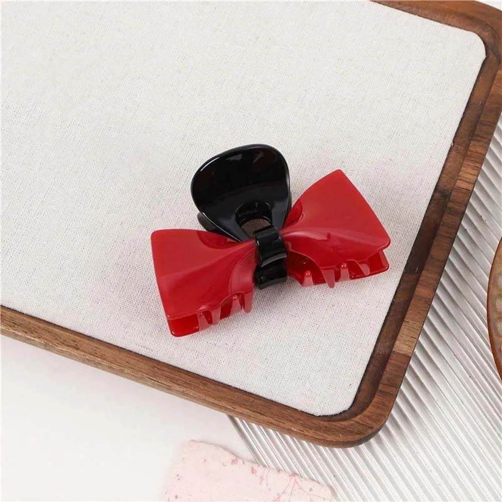 Waterproof Bownot Shark Clip Korean Style Headwear Acetic Acid Hair Claw Sweet Versatile Contrasting Colors Bow Hairgrips
Waterproof Bownot Shark Clip Korean Style Headwear Acetic Acid Hair Claw Sweet Versatile Contrasting Colors Bow Hairgrips