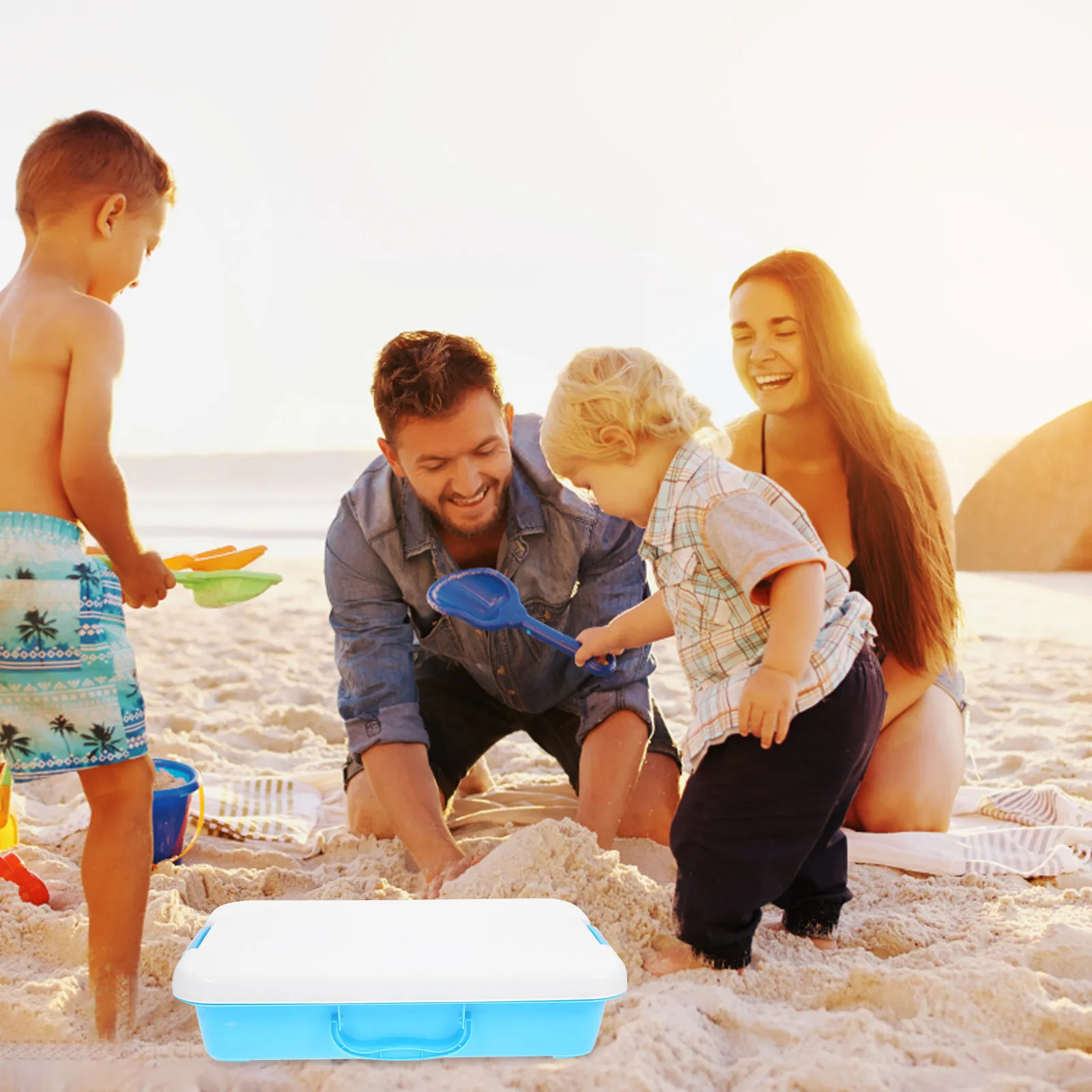 Handheld Sandbox Large Capacity Sand Tray Portable Storage Box Lid for Kids Outdoor Play Sand Tray Handheld Sandbox
Handheld Sandbox Large Capacity Sand Tray Portable Storage Box Lid for Kids Outdoor Play Sand Tray Handheld Sandbox