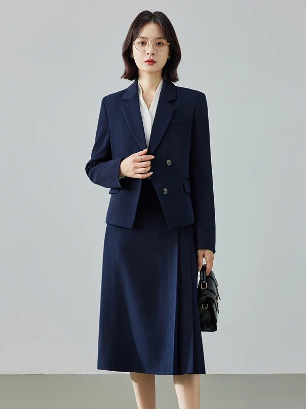 Slim Fit Two Piece Women's Suit Set Fashionable College Style Professional Elegant OL Autumn New Arrival Polyester Fiber
Slim Fit Two Piece Women's Suit Set Fashionable College Style Professional Elegant OL Autumn New Arrival Polyester Fiber