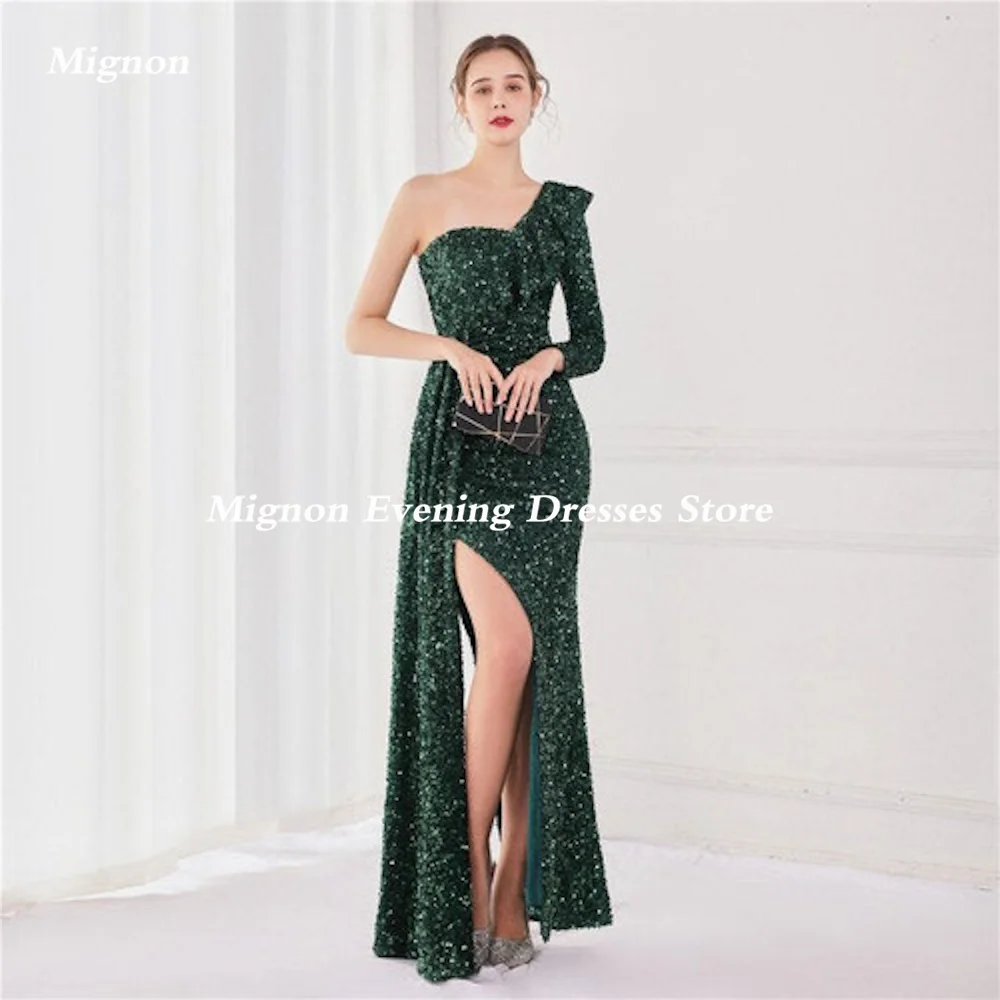 Mignon Mermaid Satin One-shoulder Prom Gown Sequins Evening Floor-Length Formal Elegant Party Dress for Women 2023
Mignon Mermaid Satin One-shoulder Prom Gown Sequins Evening Floor-Length Formal Elegant Party Dress for Women 2023