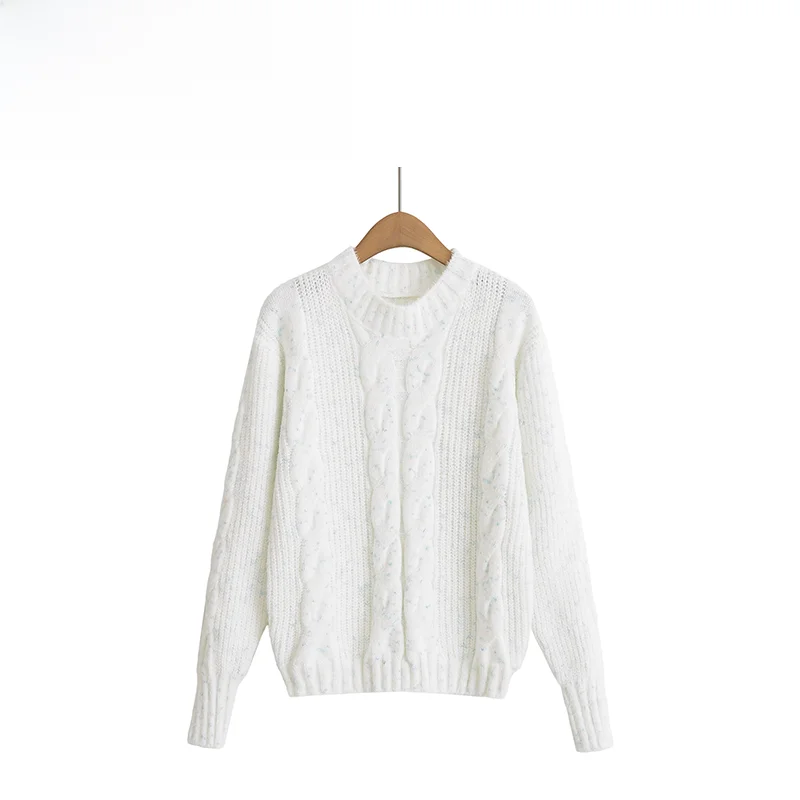 ZBZA Autumn New Faionable Long Sve Sweater Street Sle Casual Design Polyester Fiber Women's Knitwear
ZBZA Autumn New Faionable Long Sve Sweater Street Sle Casual Design Polyester Fiber Women's Knitwear