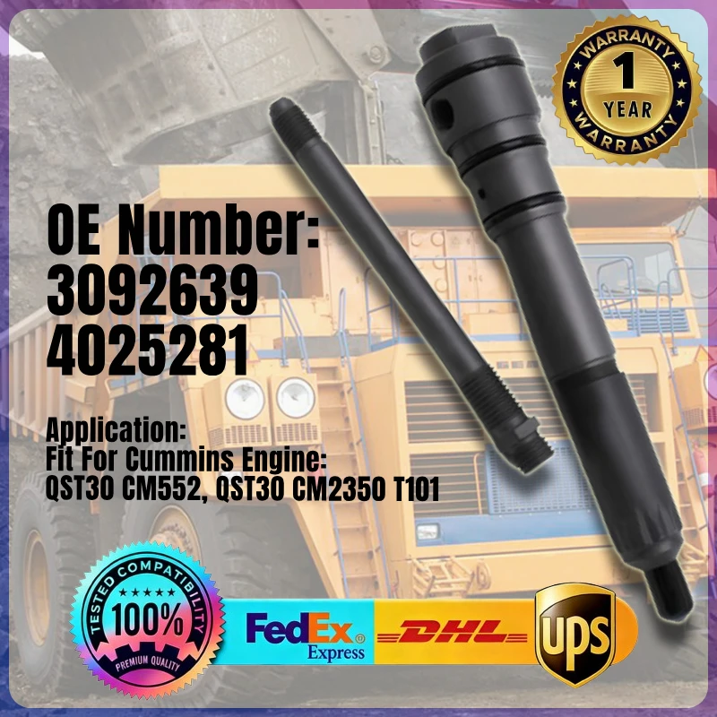 High Quality Fuel Injector 3092639 4025281 for Cummins Engine QST30 CM2350 T101 CM552
High Quality Fuel Injector 3092639 4025281 for Cummins Engine QST30 CM2350 T101 CM552