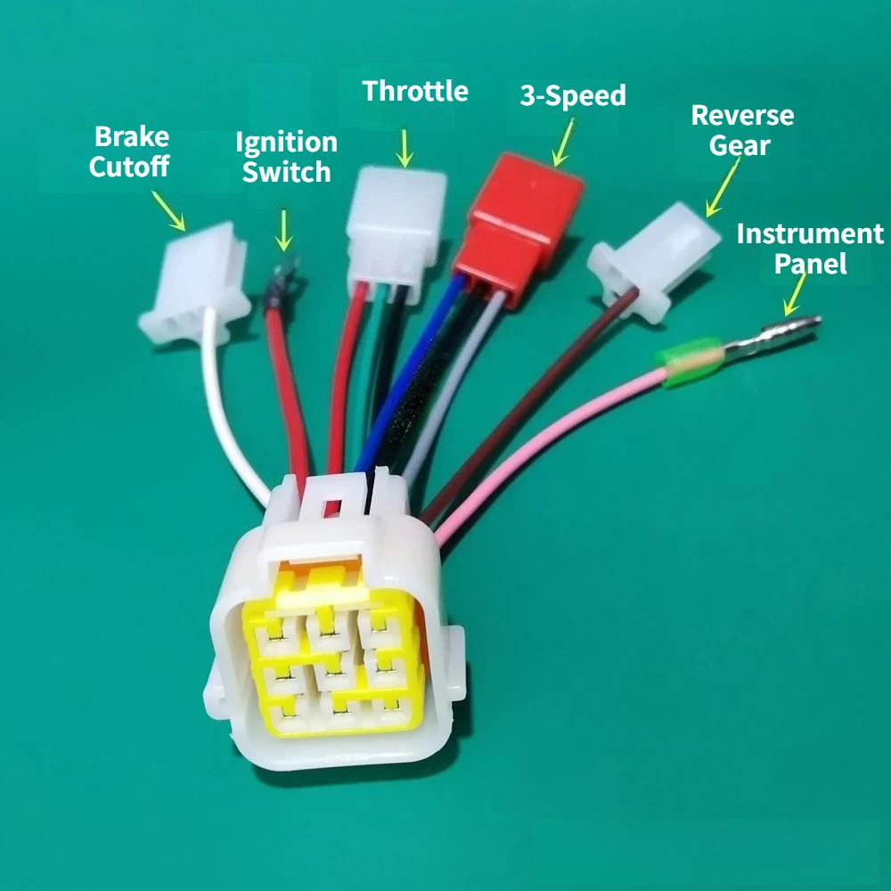 E-Bike Controller 9-Pin Wiring Harness Waterproof Hall Sensor Adapter Connector to Common Plug Conversion Cable
E-Bike Controller 9-Pin Wiring Harness Waterproof Hall Sensor Adapter Connector to Common Plug Conversion Cable