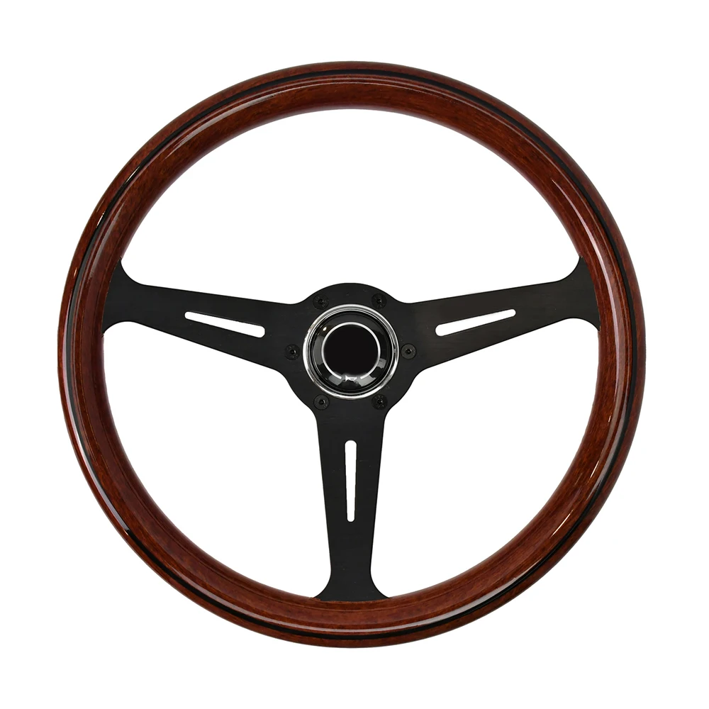 345mm ABS Wood Style Vintage Classic Steering Wheel Long Bar Falt Bracket Sport Steering Wheel with Black Lines
345mm ABS Wood Style Vintage Classic Steering Wheel Long Bar Falt Bracket Sport Steering Wheel with Black Lines
