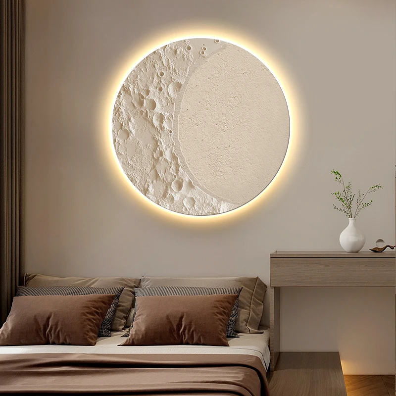 Лунное круглое украшение дома, гостиная, фойе, светодиодная декоративная живопись, главная спальня, прикроватная тумбочка, диван, коридор, настенный светильник
Лунное круглое украшение дома, гостиная, фойе, светодиодная декоративная живопись, главная спальня, прикроватная тумбочка, диван, коридор, настенный светильник
