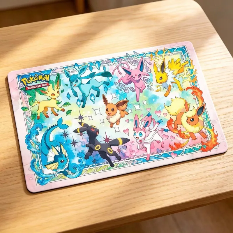 600x350mm US Version PTCG Eevee SPC SV8.5 Card Holder Series Playmat 2mmNoSeamEdge Single Rubber Board Game Card Mat Toy Gift
600x350mm US Version PTCG Eevee SPC SV8.5 Card Holder Series Playmat 2mmNoSeamEdge Single Rubber Board Game Card Mat Toy Gift