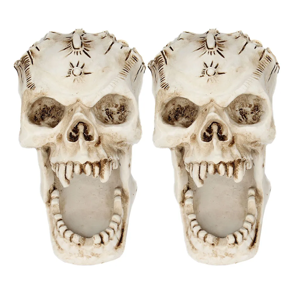2 Pcs Skull Pen Holder Desk naments Pencil Shape Resin Home Office Decor Durable Safe Fine Workmanship Artistic
2 Pcs Skull Pen Holder Desk naments Pencil Shape Resin Home Office Decor Durable Safe Fine Workmanship Artistic