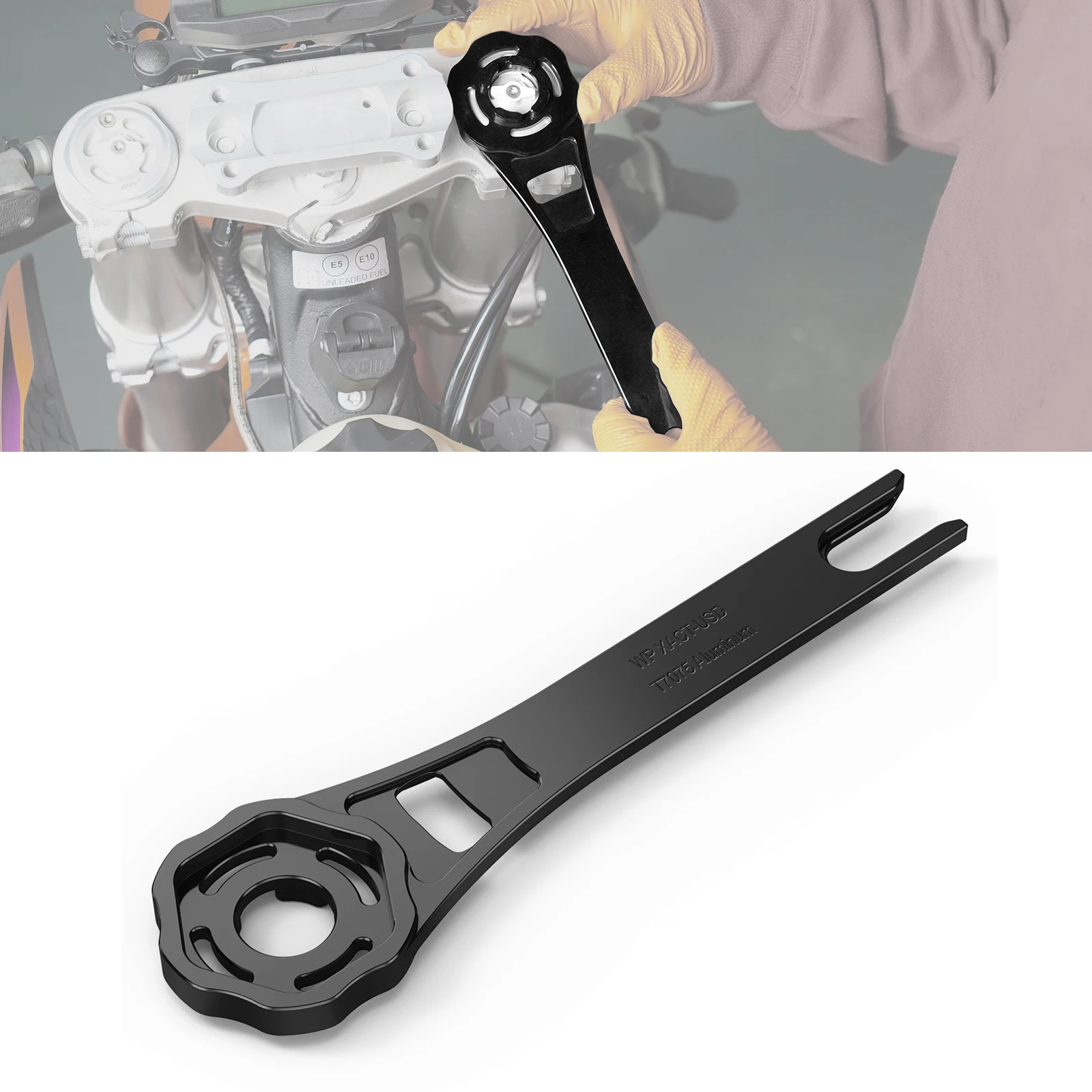 For KTM EXC 300 2024 EXC EXC-F XCW XCF-W XWF 150 250 300 350 400 450 500 Multi-Purpose Suspension Tool SX SXF XC XCF 2023-2024
For KTM EXC 300 2024 EXC EXC-F XCW XCF-W XWF 150 250 300 350 400 450 500 Multi-Purpose Suspension Tool SX SXF XC XCF 2023-2024