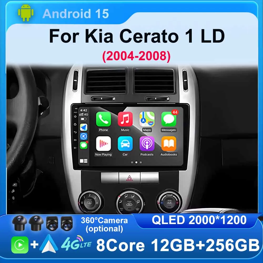Автомобильное радио Android 15 для Kia Cerato 1 LD 2004-2008 GPS NAVI Qualcomm BT Головное устройство Мультимедийный видеоплеер 4G WIFI QLED NO 2DIN
Автомобильное радио Android 15 для Kia Cerato 1 LD 2004-2008 GPS NAVI Qualcomm BT Головное устройство Мультимедийный видеоплеер 4G WIFI QLED NO 2DIN