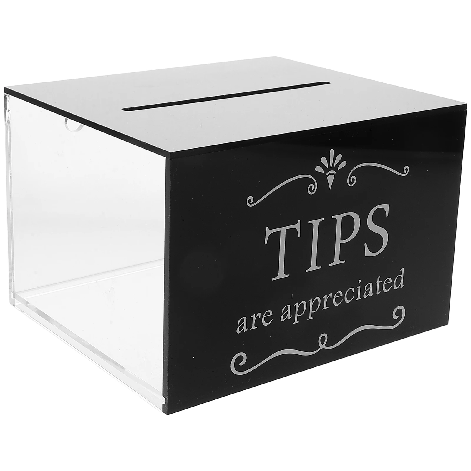 Donation Tip Box Acrylic Collection Jars Large Capacity Boxes Money Storage Comment Vote Ballot Raffle Transparent
Donation Tip Box Acrylic Collection Jars Large Capacity Boxes Money Storage Comment Vote Ballot Raffle Transparent