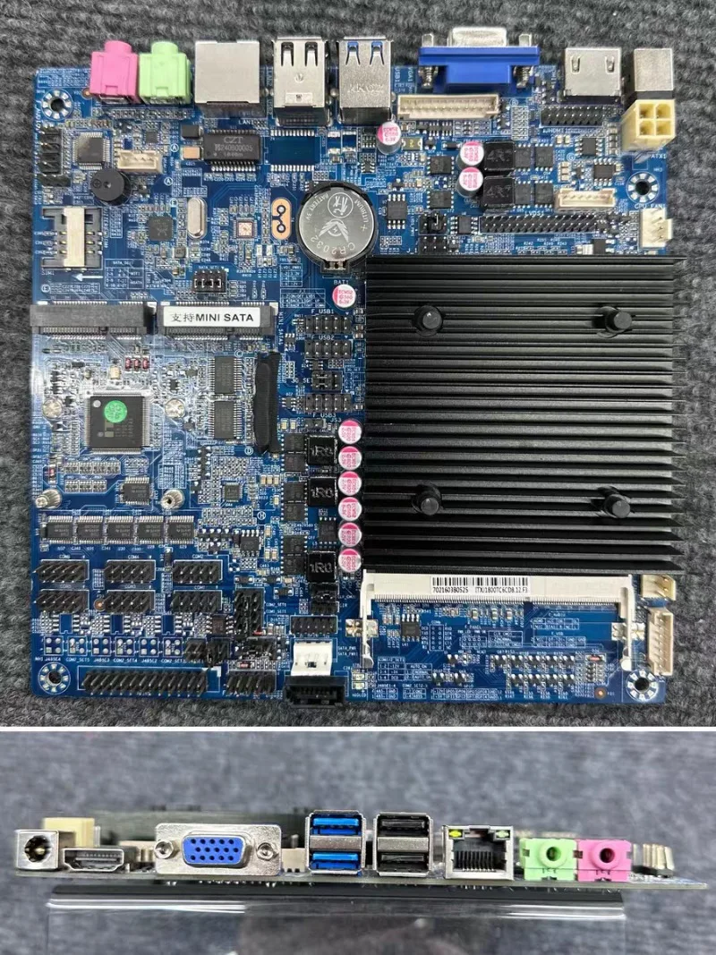 ITX-J1900TC-2CD8 ITX-J1800T-2CD8 6CD8 Industrial Control Cashier Integrated Computer Motherboard
ITX-J1900TC-2CD8 ITX-J1800T-2CD8 6CD8 Industrial Control Cashier Integrated Computer Motherboard